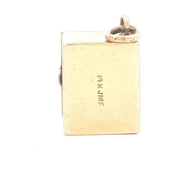 Contemporary 1960's j.m. Fischer 14k Yellow Gold Deck of Playing Cards Charm For Sale - Image 3 of 6