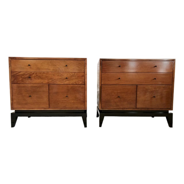 Pair Mid Century American of Martinsville Dressers/Chests For Sale
