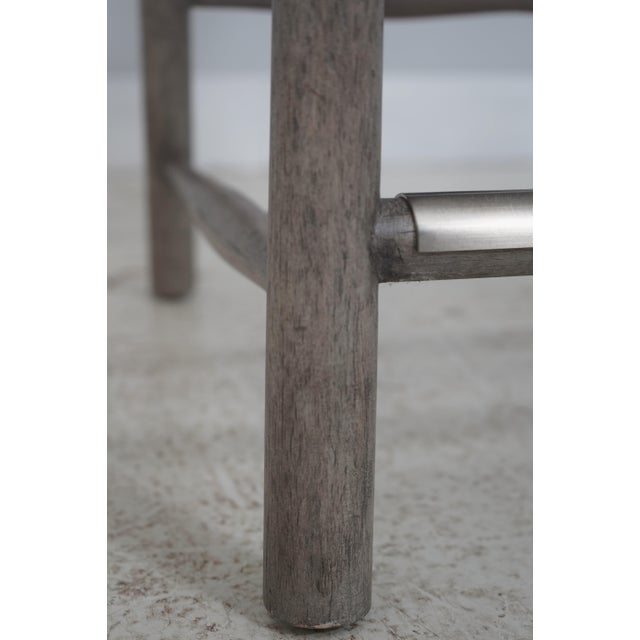 Silver Hooker Linville Falls Stack Rock Modern Counter Stool For Sale - Image 8 of 18