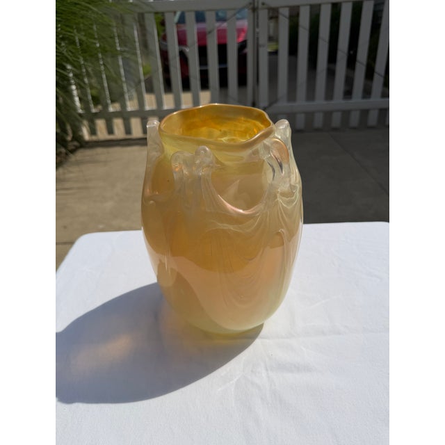 Early 21st Century Modern Art Glass Vase by RJM (Ron Mynatt) For Sale - Image 5 of 7