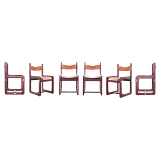 Nautical Style Chairs by Gigi Radice, Italy, 1960s, Set of 6 For Sale