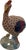 Two Herend Rust Fishnet Guinea Fowl one measures 6” the other measures 8”. The smaller has a chipped flower