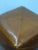 Animal Skin Cognac Leather Crate and Barrel Stool For Sale - Image 7 of 10