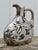 Antique Quality Art Nouveau Glass Pitcher W/Ornate Heavy Sterling Silver Overlay For Sale In Philadelphia - Image 6 of 11
