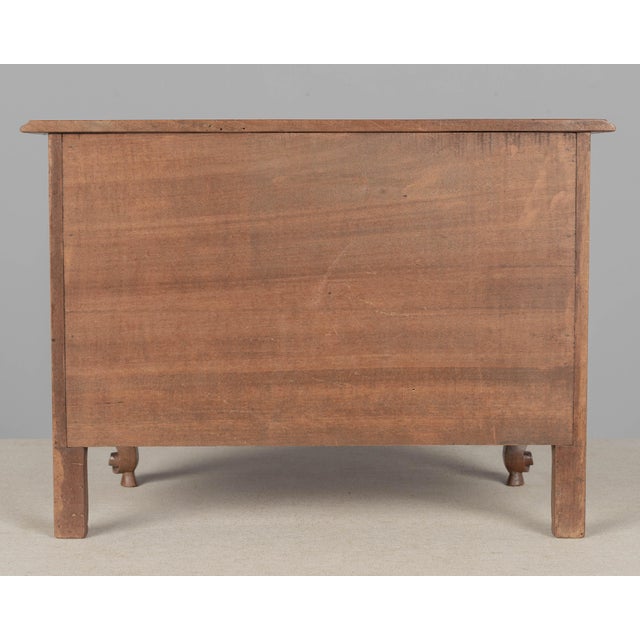 Brown French Louis XV Style Miniature Sample Commode For Sale - Image 8 of 9