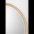Visual Comfort Thomas O'Brien for Visual Comfort Signature Tricia 30" Illuminated Round Mirror in Polished Nickel and Gild For Sale - Image 4 of 10