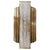 Rock Crystal 4 Lights Wall Sconce in Gold Plate and Crystal by Aggiolight For Sale - Image 6 of 6