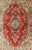 Fine Qum Rug With Red, Light Blue, Light Green, Navy and Brown For Sale - Image 4 of 8