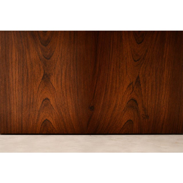 Limestone Coffee Table by Jorge Zalszupin in Rosewood & Marble, Brazil, 1959 For Sale - Image 9 of 18