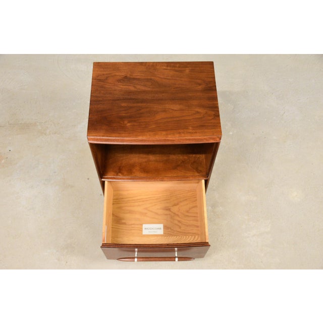 Widdicomb 1950s Refinished Robsjohn Gibbings for Widdicomb Nightstand For Sale - Image 4 of 10
