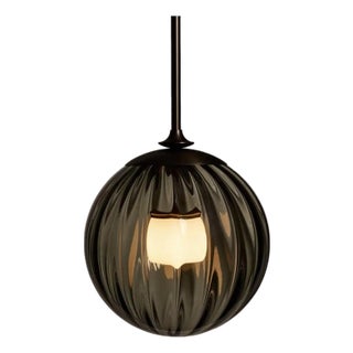 Roll & Hill Pendant 01 W/ Fume Glass For Sale