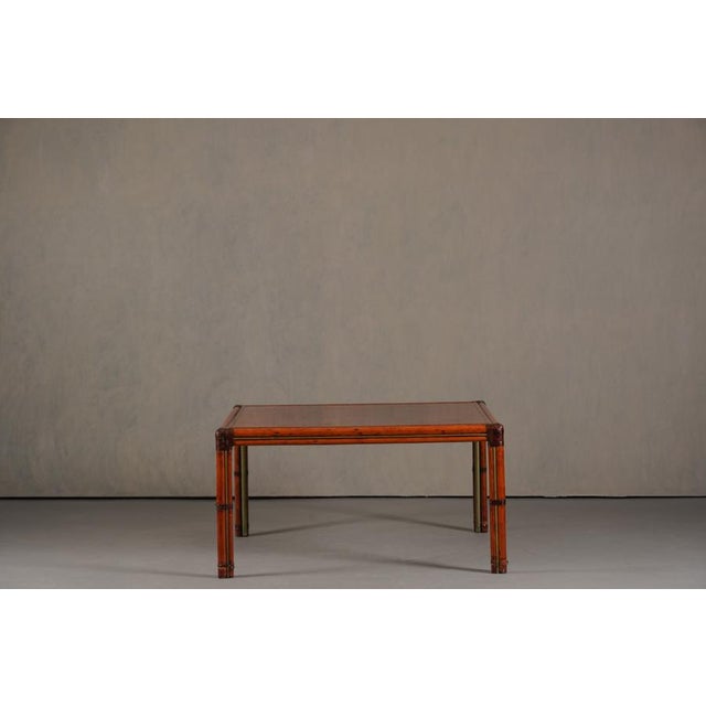 Vintage Square Dining Table in Burl Elm by Alberto Smania for Studio Smania Interni, Italy, 1960s, in Flawless conditions....