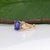 Metal 2.7Ct Tanzanite Ring With Lab Grown Diamond Accents: Solid 14k Gold, Size 6.75 For Sale - Image 7 of 10