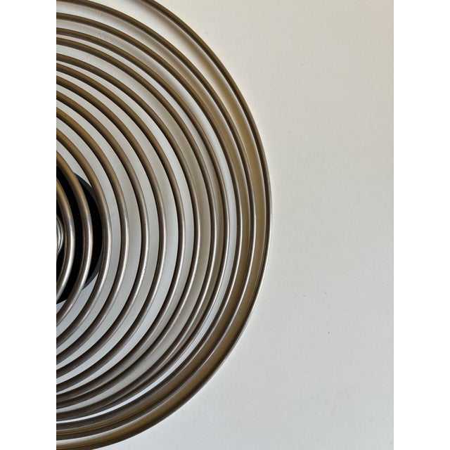 Metal Spring Table Lamp by Angelo Mangiarotti for Candle, 1970s For Sale - Image 7 of 10