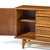 Brown Young Manufacturing Mid Century Curved Walnut Credenza and Hutch For Sale - Image 8 of 12