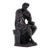 19th-Century Bronze Sculpture of Lorenzo De’ Medici After Michelangelo – Signed “R. Lion Sauvage” For Sale