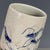 White Chinese Blue & White Crackle Glaze Porcelain Brush Pot With Shrimp Motif For Sale - Image 8 of 9