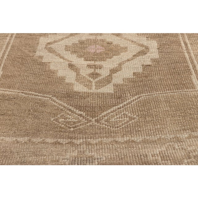 Mid 20th Century Earth-Tone Vintage Turkish Kars Rug, 10'00 X 10'08 For Sale - Image 5 of 11