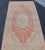 Antique Turkish Oushak Rug With Floral Motifs and Coral Background For Sale - Image 4 of 12