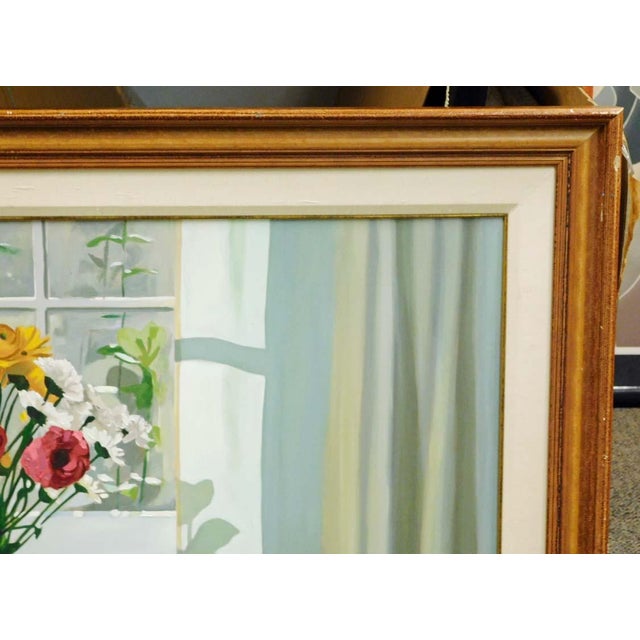 Thomas Stiltz "The White Pitcher" Flower H. Signed W/Custom Frame For Sale In Denver - Image 6 of 6
