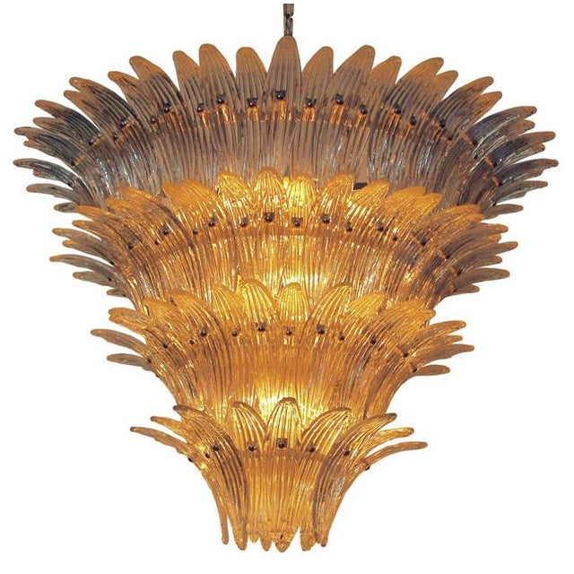21st Century Tiered Palmette Chandelier by Fabio LTD For Sale - Image 6 of 9