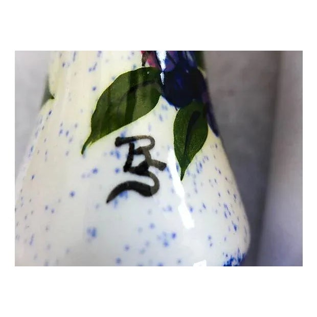 Maine Potters Blueberry Salt & Pepper Shakers - A Pair For Sale In New York - Image 6 of 6