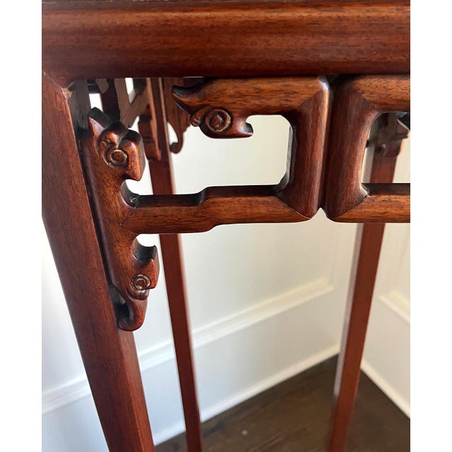 Pair of Antique Chinese Wood Stands Pedestal Tables For Sale - Image 12 of 17