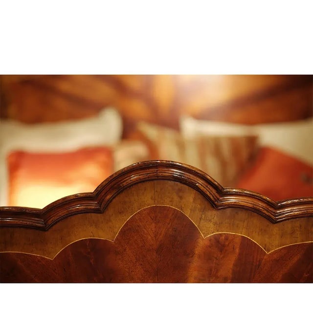 Chippendale Mahogany Four Post Bed - US King For Sale - Image 9 of 11