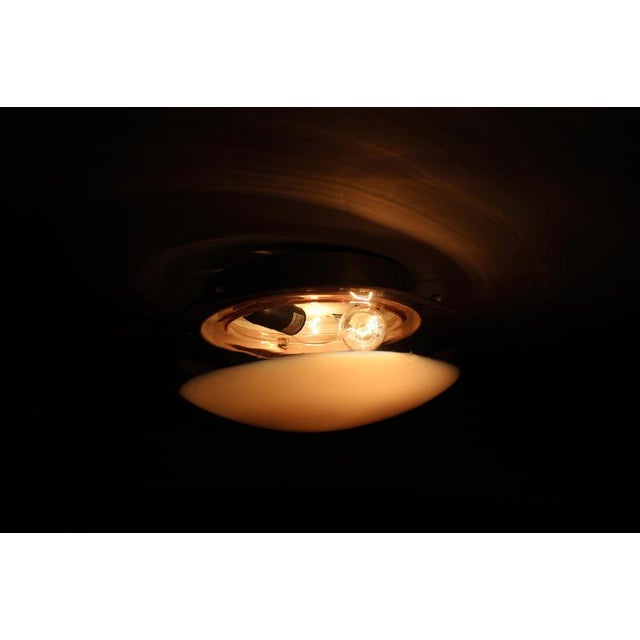 Glass Ceiling Light, Italy, 1970s For Sale - Image 6 of 8