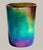 3.75” high 2.75” wide, made from rich cobalt blue glass, the exterior shimmers with luminous shades of teal, purple, gold,...
