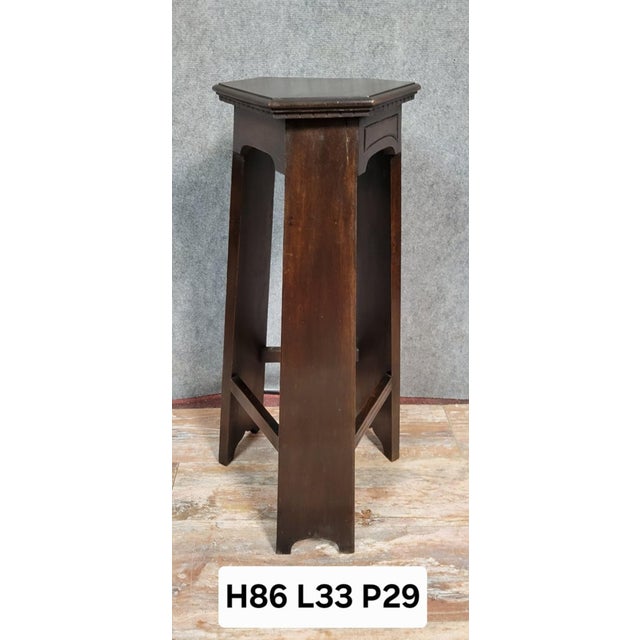 Small Renaissance-Style Carved Wooden Stand For Sale - Image 6 of 7