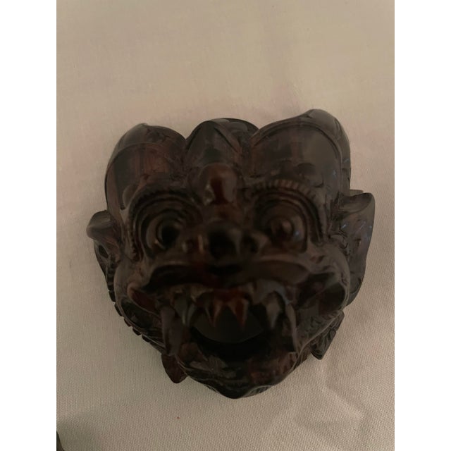 1960s 1960s Pilin Gallery Mas Bali Mid-Century Hand-Carved Wood Sculptures - Set of 5 For Sale - Image 5 of 8