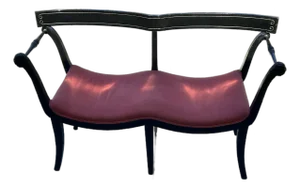 Late 20th Century Neoclassical Bench Style of Duncan Phyfe