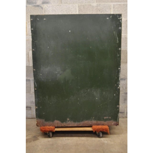 Vintage American Cabinet Co Steel Metal 24 Drawer Blue Dental Medical Cabinet For Sale - Image 9 of 12