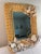 Nautical 1980s Vintage Small Wicker Mirror With Seashell Embellishments For Sale - Image 3 of 12