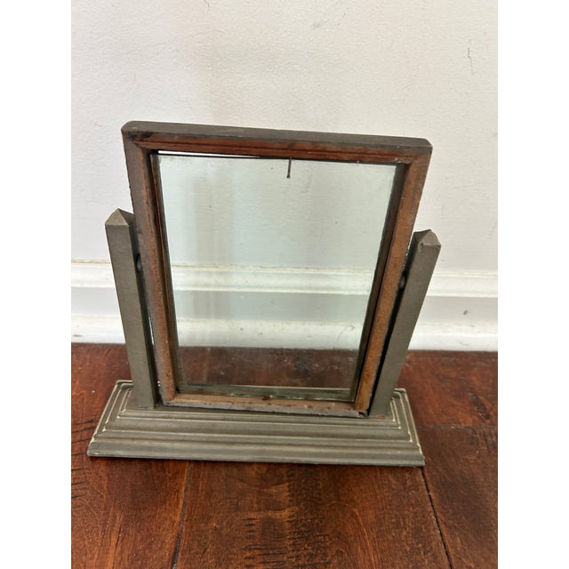 Black Art Deco Wooden Swing Picture Frame, 5 X 7 For Sale - Image 8 of 10