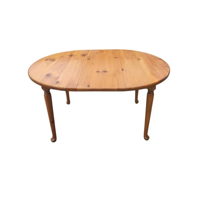 Mid Century American Pine Extension Breakfast Table For Sale In Washington DC - Image 6 of 12