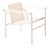 White LC1 Chair by Le Corbusier, Pierre Jeanneret and Charlotte Perriand for Cassina For Sale