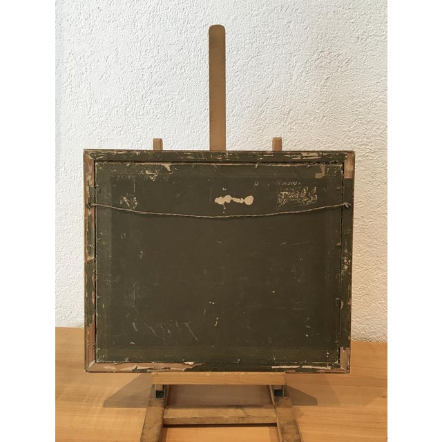 Paper Henri Noizeux, Place de l'hôtel de ville, Paris, Watercolor on Paper, Framed For Sale - Image 7 of 8