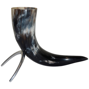 Buffalo Horn on a Stand Home Decor