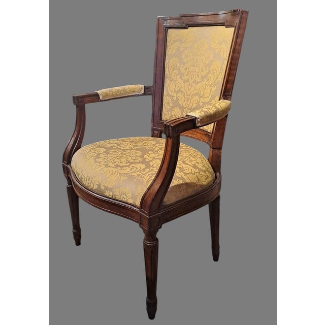 Set of Louis XVi Armchairs For Sale - Image 6 of 9