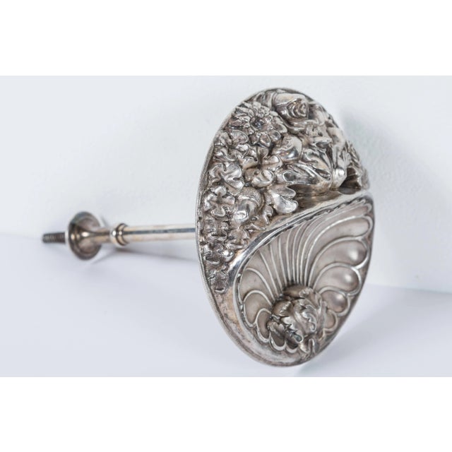 Late 18th Century Silver Plate Curtain Tiebacks - a Pair For Sale - Image 5 of 10