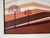 Wood 1980's Vintage Postmodern Geometric Landscape Oil Painting on Canvas, Framed For Sale - Image 7 of 12