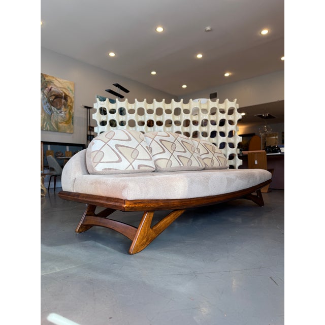 1960's Pearsall Style Gondola Sofa For Sale - Image 11 of 13