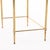 Brass Early 20th Century Pair Italian Brass Nesting Tables, Hollywood Regency Style For Sale - Image 8 of 8