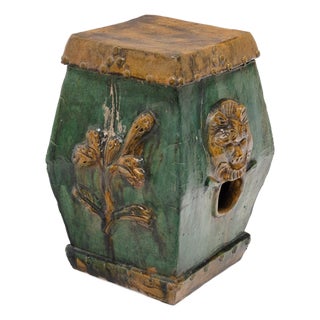 Chinese Petite Sancai Garden Drum, C. 1875 For Sale