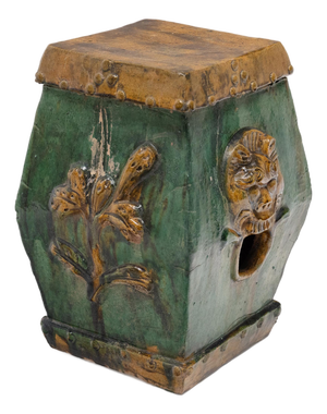 Chinese Petite Sancai Garden Drum, C. 1875