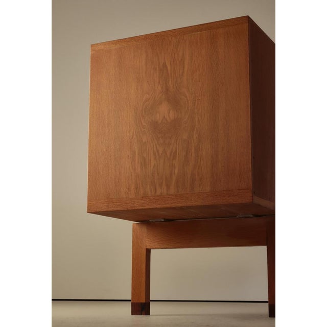 Wood Danish Modern Model RY26 Sideboard in Oak and Rattan by Hans J. Wegner, 1960s For Sale - Image 7 of 18