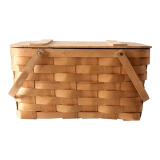 Vintage Basketville Picnic Basket For Sale