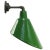 Vintage Industrial Cast Iron and Green Enamel Wall Sconce For Sale - Image 5 of 5